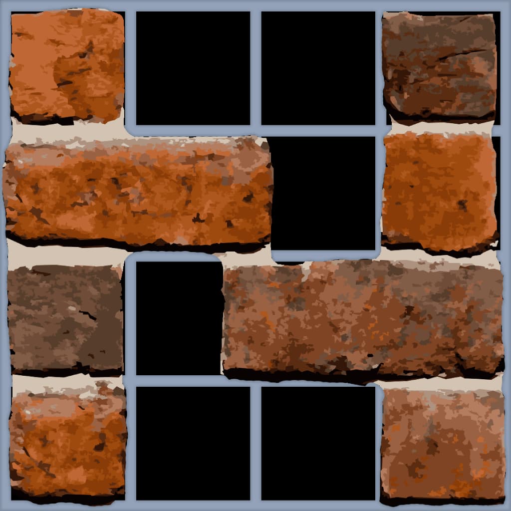 Nonogram Builder logo: stylized brick letter N symbol over the square picross puzzle playing field.